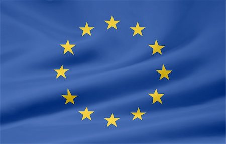 simsearch:400-04344297,k - Very large version of the flag of Europe Stockbilder - Microstock & Abonnement, Bildnummer: 400-05206909