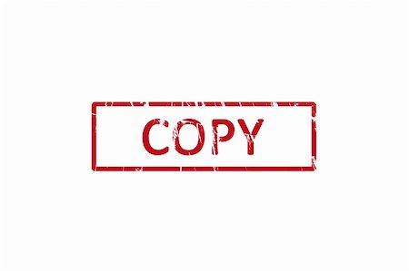 simsearch:400-05206961,k - An office stamp with the letters copy Stock Photo - Budget Royalty-Free & Subscription, Code: 400-05206939