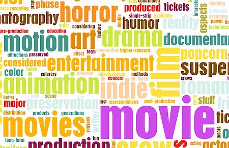 simsearch:400-07817846,k - Movie Poster of Film Genres Vintage Background Fotografie stock - Microstock e Abbonamento, Codice: 400-05207080