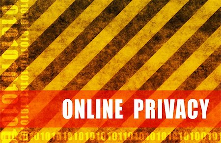 Online Privacy Warning Message as a Warning Background Stock Photo - Budget Royalty-Free & Subscription, Code: 400-05207189