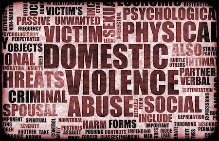 Domestic Violence Abuse in Many Forms Background Stock Photo - Budget Royalty-Free & Subscription, Code: 400-05207209