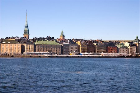 simsearch:400-04275722,k - a landscape view of stockholm city Foto de stock - Super Valor sin royalties y Suscripción, Código: 400-05208241