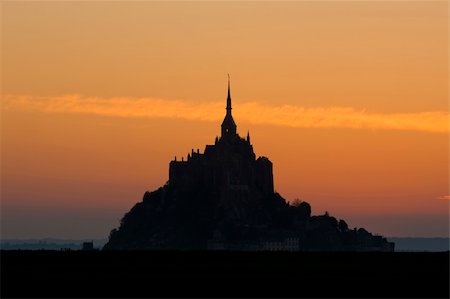 Mont-Saint-Michel, Normandy, France Stock Photo - Budget Royalty-Free & Subscription, Code: 400-05208808