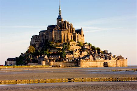 Mont-Saint-Michel, Normandy, France Stock Photo - Budget Royalty-Free & Subscription, Code: 400-05208809