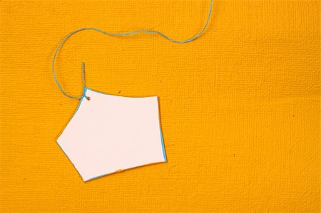 simsearch:400-05130605,k - Close up of handmade paper tag for background Stock Photo - Budget Royalty-Free & Subscription, Code: 400-05208948