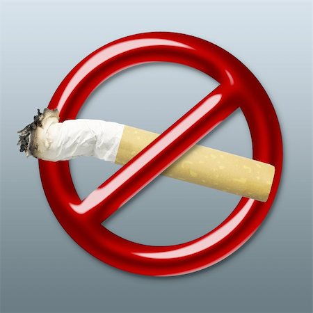 smoking prohibited sign symbol image - Illustration of a red symbol of an interdiction which crosses cigarette Stock Photo - Budget Royalty-Free & Subscription, Code: 400-05200267