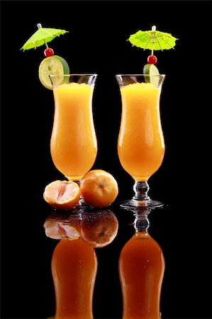 Mandarin Daiquiri or smotthie Stock Photo - Budget Royalty-Free & Subscription, Code: 400-05202344