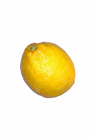 simsearch:400-05057164,k - Fresh and Juicy Fruit Lemon on White Background Fotografie stock - Microstock e Abbonamento, Codice: 400-05203043