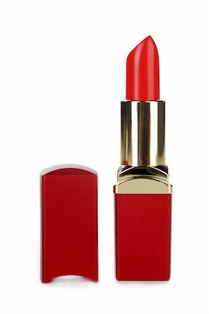 simsearch:400-05203187,k - lipstick on the white background Stock Photo - Budget Royalty-Free & Subscription, Code: 400-05203189
