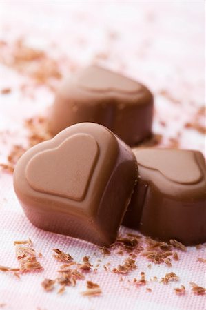 simsearch:400-06201904,k - Delicious chocolate hearts for valentines day Stock Photo - Budget Royalty-Free & Subscription, Code: 400-05203808