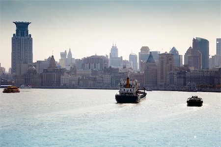 Hangpu river, Shanghai China / nautical Stock Photo - Budget Royalty-Free & Subscription, Code: 400-05214169