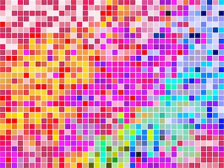 simsearch:400-05231593,k - vector illustration of many colorful squares Foto de stock - Super Valor sin royalties y Suscripción, Código: 400-05215144