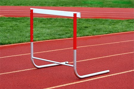 A track competiton hurdle Stock Photo - Budget Royalty-Free & Subscription, Code: 400-05216043