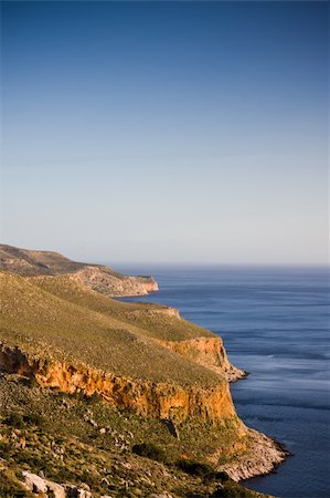 Landscape of the coast of Gramvousa Peninsula in Crete, Greece. Stock Photo - Budget Royalty-Free & Subscription, Code: 400-05216555