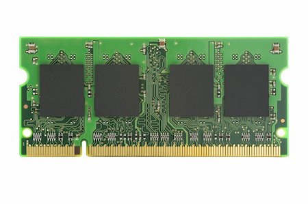 semiconductor - Stick of RAM isolated on white with clipping path Foto de stock - Super Valor sin royalties y Suscripción, Código: 400-05217197