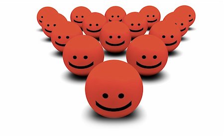 Happiness with a Group of Happy Faces Stock Photo - Budget Royalty-Free & Subscription, Code: 400-05217387