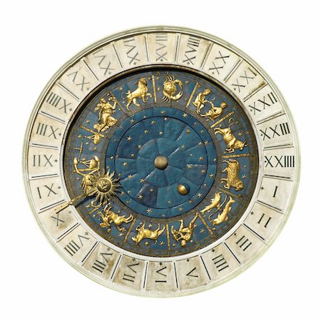 Ancient Venice clock toweri, isolated on white Photographie de stock - Aubaine LD & Abonnement, Code: 400-05217681
