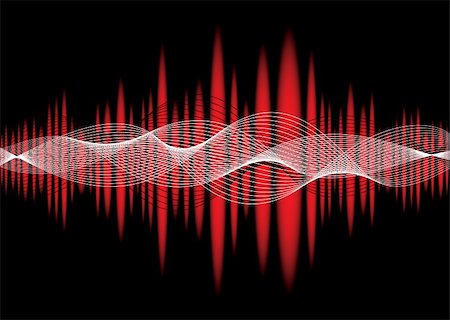 frequency - Music inspired graphic equaliser background with wave effect Foto de stock - Super Valor sin royalties y Suscripción, Código: 400-05217908