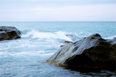 simsearch:400-05896435,k - morning sea waves. nature landscape Photographie de stock - Aubaine LD & Abonnement, Code: 400-05219421