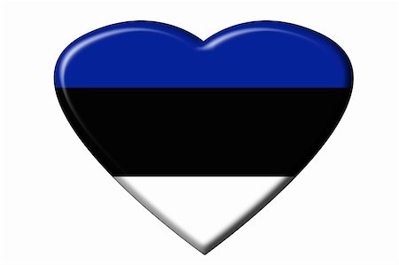 estonian ethnicity - A heart in the shape of the Estonian flag Stock Photo - Budget Royalty-Free & Subscription, Code: 400-05219470
