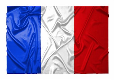 French flag with ripples Fotografie stock - Microstock e Abbonamento, Codice: 400-05219599
