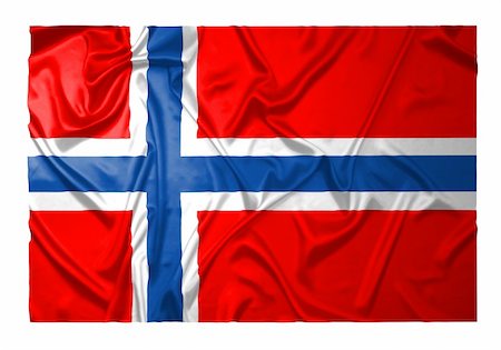Norwegian flag with ripples Fotografie stock - Microstock e Abbonamento, Codice: 400-05219590