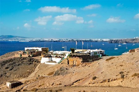playa blanca - a view of Playa Mujeres, in Playa Blanca, Lanzarote, Canary Islands, Spain Stockbilder - Microstock & Abonnement, Bildnummer: 400-05219713