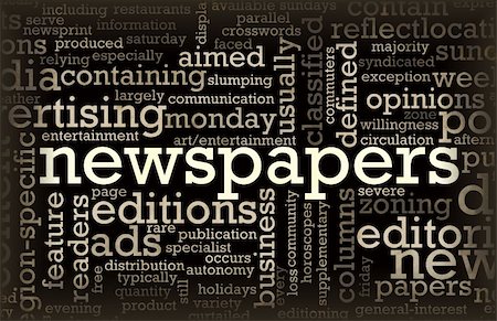 simsearch:400-05901369,k - Newspapers Concept of News Updates and Headlines Stock Photo - Budget Royalty-Free & Subscription, Code: 400-05211057