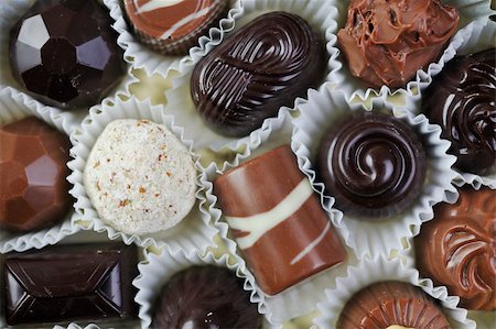 simsearch:400-05211796,k - luxury and sweet praline and chocolate decoration food close up Stock Photo - Budget Royalty-Free & Subscription, Code: 400-05211756