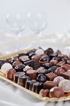 simsearch:400-05216741,k - luxury and sweet praline and chocolate decoration food close up Stock Photo - Budget Royalty-Free & Subscription, Code: 400-05211804