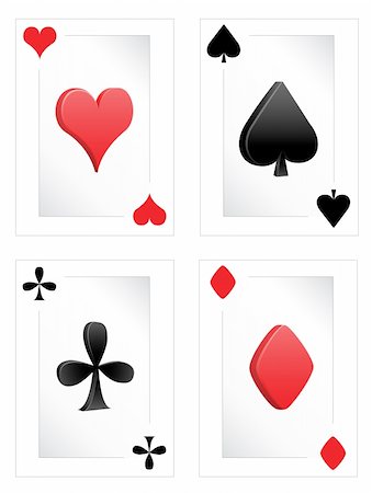 simsearch:400-04401278,k - Colours for playing cards poker Photographie de stock - Aubaine LD & Abonnement, Code: 400-05212227