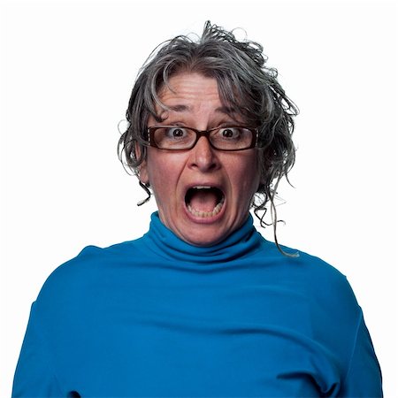 shocking mother expression - Lady has a huge surprise and her face shows it Stock Photo - Budget Royalty-Free & Subscription, Code: 400-05213266