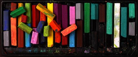 Close up of multicolored Oil pastels Foto de stock - Super Valor sin royalties y Suscripción, Código: 400-05213489