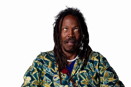 rasta man - Man makes a funny face, crossing his eyes Stock Photo - Budget Royalty-Free & Subscription, Code: 400-05213749