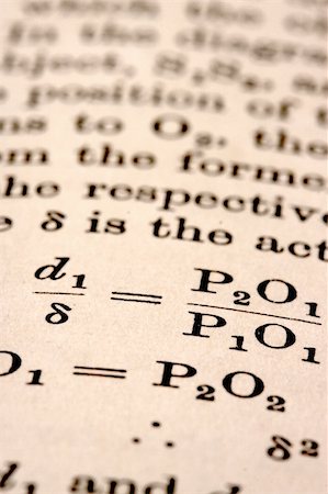 Close up of old mathematics book Stock Photo - Budget Royalty-Free & Subscription, Code: 400-05224087