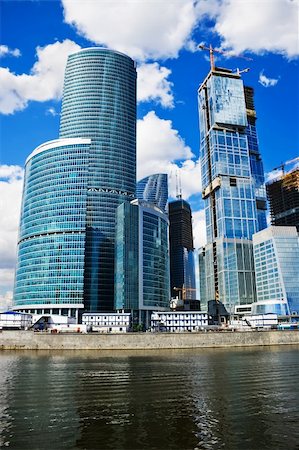 public sun - new international skyscrapers business center in Moscow city, Russia Stock Photo - Budget Royalty-Free & Subscription, Code: 400-05224566