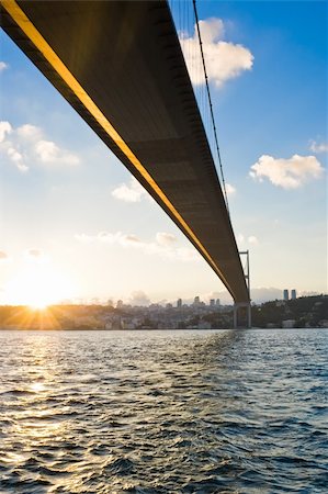 The Bosphorus Bridge which connects Europe and Asia, Istanbul Stock Photo - Budget Royalty-Free & Subscription, Code: 400-05224562