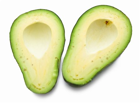 sailorr (artist) - Avocado isolated on white background Stock Photo - Budget Royalty-Free & Subscription, Code: 400-05224908