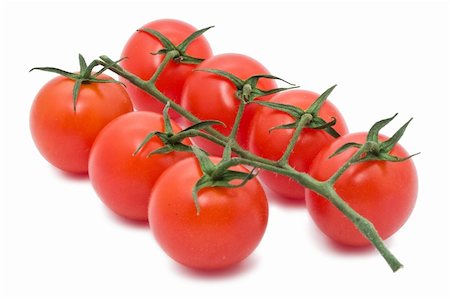 simsearch:400-05292254,k - Fresh tomatoes isolated on whtie background Photographie de stock - Aubaine LD & Abonnement, Code: 400-05225205