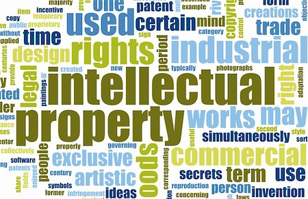 Intellectual Property Concept Word Cloud as Art Stock Photo - Budget Royalty-Free & Subscription, Code: 400-05225367