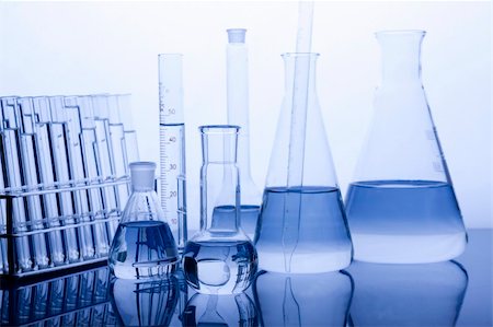 Laboratory equipment in lab arranged in studio Stock Photo - Budget Royalty-Free & Subscription, Code: 400-05225821