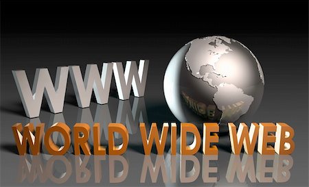 simsearch:400-05688215,k - WWW World Wide Web 3d as Concept Stock Photo - Budget Royalty-Free & Subscription, Code: 400-05226734
