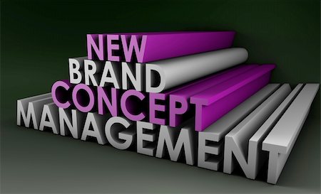 Brand Management in the New Media Concept Stock Photo - Budget Royalty-Free & Subscription, Code: 400-05226735