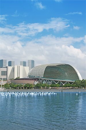A Singapore Tourism City Skyline Culture Theater Stock Photo - Budget Royalty-Free & Subscription, Code: 400-05226791