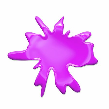 paint dripping graphic - Paint Splatter Blob Isolated on White Background Stock Photo - Budget Royalty-Free & Subscription, Code: 400-05226826