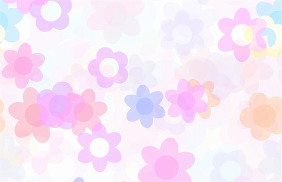 Cute Cartoon Flowers Background with Floral Art Stock Photo - Royalty-Free, Artist: kentoh, Image code: 400-05226828