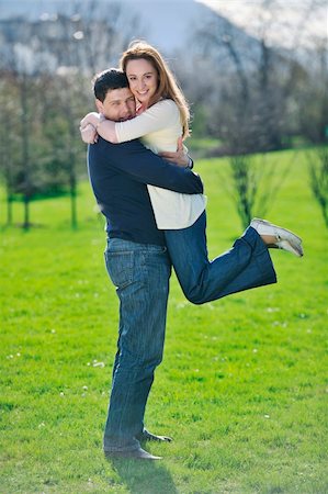 simsearch:400-04702706,k - happy young couple have good time and fun outdoor at beautiful sunny day Stockbilder - Microstock & Abonnement, Bildnummer: 400-05227262