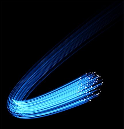 blue light optical fiber Stockbilder - Microstock & Abonnement, Bildnummer: 400-05227386