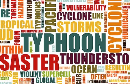 Typhoon Natural Disaster as a Art Background Foto de stock - Super Valor sin royalties y Suscripción, Código: 400-05227781