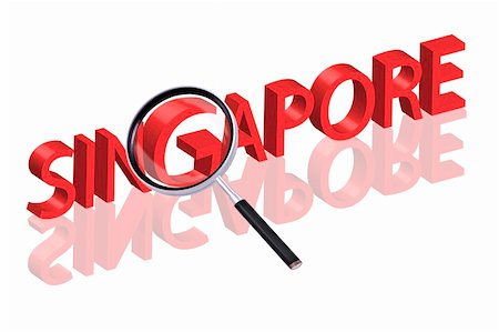 simsearch:400-08114490,k - exploring city red letters in 3D part of word enlarged by magnifying glass Foto de stock - Super Valor sin royalties y Suscripción, Código: 400-05220297